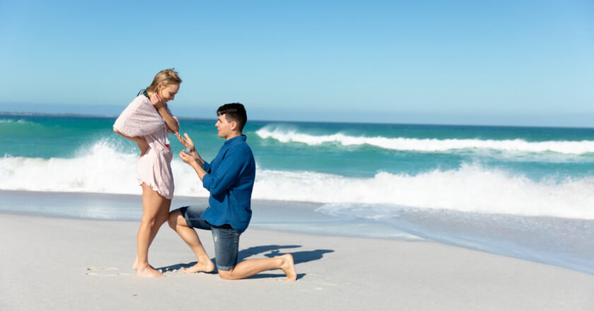 Témoignages : des couples partagent leur demande en mariage sur la plage